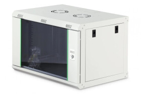 Szafa sieciowa wisząca Dynamic 19 7U rack 600x450, drzwi szyba, szary, niezłożona, 60kg DN-37100
