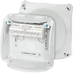 Skrzynka przyłączeniowa Hensel DK 0606 G, IP66, (D x S x W) 130 x 130 x 77 mm, szary, 1 szt.