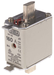 Bezpiecznik NH 160A 500V ac NH00 gG SIBA