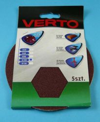 KRĄŻEK SAMOPRZYLEPNY 125mm K100 KPL=5szt