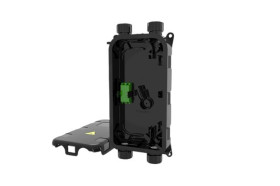 Panel krosowniczy, obudowa, 2-portowy LC 1 Jednomodowy HellermannTyton Connectivity