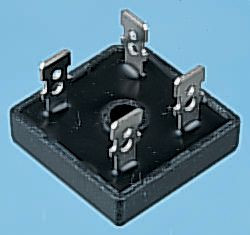 Mostek prostowniczy Jednofazowy 35A 400V Połączenie silikonowe GBPC