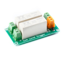 2-Channel 5A DC-DC SSR Relay Module - Low Level Trigger
