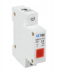 Lampka kontrolna modułowa 230V czerwona LC-Tec