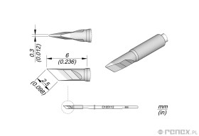 Grot C105112 do rączek JBC NT105 i NP105