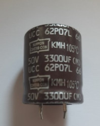 Kondensator elektrolityczny 3300uF 50V 105' 26X30mm KMH NIPPON cena netto