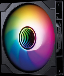 PH-F140M25R_G2_DBK01 PHANTEKS M25 Gen2, D-RGB fan, Reverse, 140 mm, black