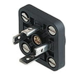 Złącze do montażu na maszynie lub płycie metalowej typ C nakrętka podtrzymująca 4 śruby M3x6 4-pinowa (3+PE) GSE 3000 N4