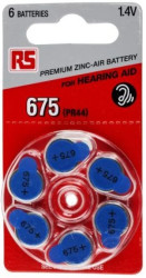 Bateria pastylkowa PR44 1.4V 300mAh /6szt./