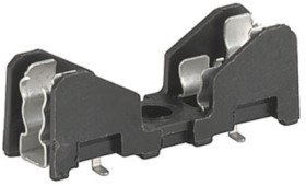 Fuse holder, 5 x 20 mm/6.3 x 32 mm, 16 A, 600 V, PCB mounting, 0031.8242