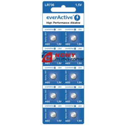 Bateria AG3 everActive L736 192 Alkaline LR41