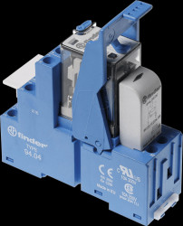 58.34.9.012.0050 Coupling relay with screw terminals, 4 CO, 7 A, 12 V DC