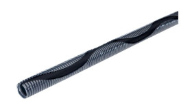 Wąż poliamidowy z sinusoidalnym nacięciem SILVYN RILL PA6 SINUS 12,2x15,7 czarny 61806565 /50m/