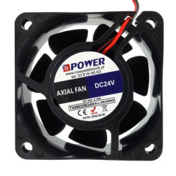 Wentylator 60x25 24V TX06025B24 0,18A 5300RPM, 2 przew kulka NEPOWER