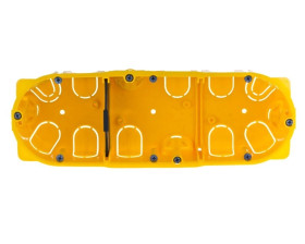 Puszka podtynkowa potrójna regips 213mm 60x40mm GL.40 080043