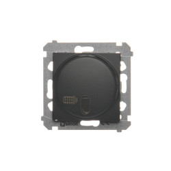 Simon 54 Łącznik zdalnie sterowany (moduł) 20-500 W czarny mat DWP10T.01/49