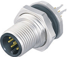 Złącze okrągłe 12-pinowe M12 Panel Wtyk binder Męski IP67 713