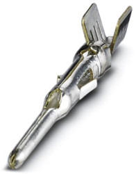 Pin contact, 0.34-1.0 mm², AWG 22-17, crimp connection, silver-plated, 1004360