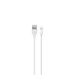 Kabel USB/USB-C 2m 2,1A biały silikon XO-NB103