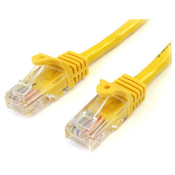 StarTech 45PAT3MYL Cat5e Snagless Patch Cable RJ45 Connectors 3m Yellow