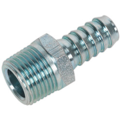 Sealey AC41 Male Screwed Tail Piece 3/8&quot;bspt - 3/8&quot; Hose Pack of 5
