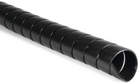 Cable bundle hose, bundle-Ø 40 to 45 mm, PP, black, 1 m, 162-20400
