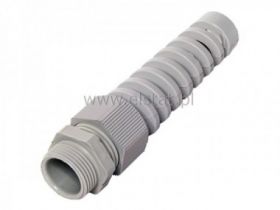 PG 11 dławica bakielitowa szara z odgiętką