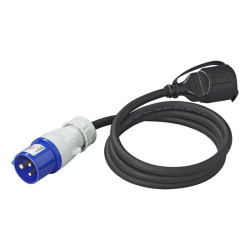 Adapter CEE wtyk na gniazdo 230V 16A IP44 na kablu do kampera