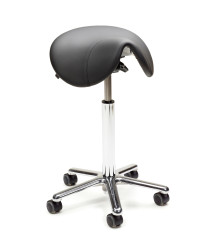 Krzesło Stołek Czarny regulowany Tak kołowy Tak wysokość siedzenia 575 → 820mm Treston