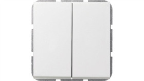 Gira F100 Wyłącznik Świecznikowy Biały Połysk