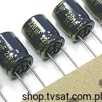Elektrolit 220uF 35V 105'C Low Impedance 12.5x10 EEUFC1V221B PANASONIC