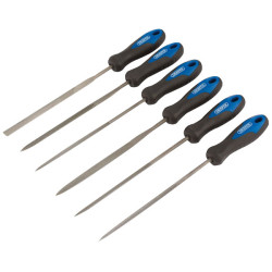 Draper 83982 6-Piece 150mm Soft Grip Needle File Set