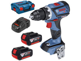 Wiertarko-wkrętarka akumulatorowa GSR 18V-60C 2x5.0Ah z ładowarką L-BOXX 0.601.9G1.100 BOSCH