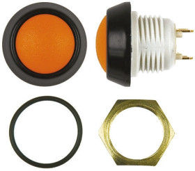 Przycisk miniaturowy Zatrzaskowy SPST średnica wycięcia 13.6mm, montaż panelowy ITW Switches