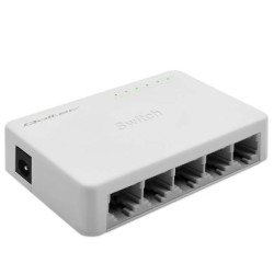 Qoltec SWITCH Przełącznik sieciowy 5 x port RJ45 1000Mbps Fast Ethernet LAN