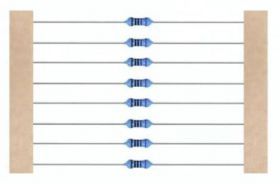 Rezystor 330R 0,25W 5% 0207