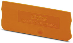 End cover for terminal block, 1029591