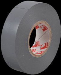 VDE insulating tape, 25 m, width: 19 mm, grey
