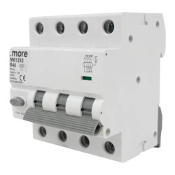 Wyłącznik różnicowo-prądowy z członem nadprądowym 4P B40A 30mA typA