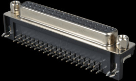 D-SUB socket, 37-pin, angled, RM 7.2