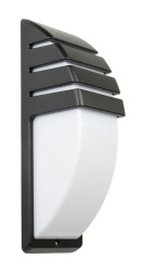 Kinkiet zewnętrzny, oprawa elewacyjna City 1836 BL, E27 max 60W, kolor czarny, 0438621