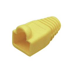 TruComponents 240023 Kink protection sleeve RJ45 plug Bend relief Yellow