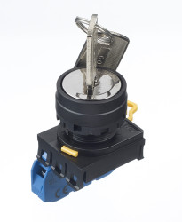 Wyłącznik kluczykowy IP65, SPST 2-Way, -20 → +55°C