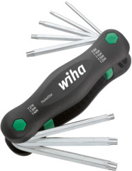 Pin wrench kit, T9H, T10H, T15H, T20H, T25H, T27H, T30H, T40H, TORX, SB363TRP8