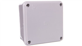 Puszka Natynkowa Gładka Z Pokrywą Seria 410 Ip56 100X100x50 Szara Ec410c4