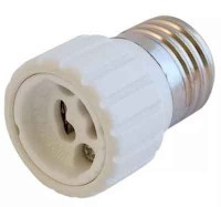 ZAR-OPR27-GU10 Gniazdo przejściówka: gwint E27 - gniazdo GU10