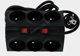 Listwa zasilająca ACAR smart 1,5m czarna