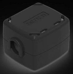 Folding ferrite, cable Ø 8.5-10.5 mm, (L x W x H) 41.6 x 33.5 x 28.4 mm, 74271221S