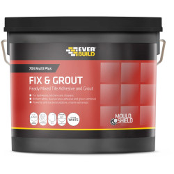 Everbuild FIX01 703 Fix &amp; Grout Tile Adhesive 1.5kg