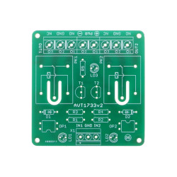 Moduł przekaźnikowy 2-kanałowy z optoizolacją, 10V/230V - PCB do projektu AVT 1733
